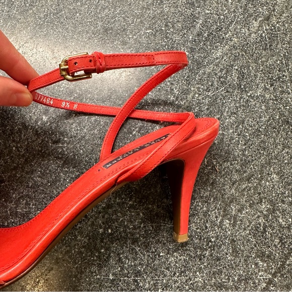 Ralph Lauren Collection Leather Horsebit And Buckle Detail Ankle Strap Sandal - Picture 4 of 11